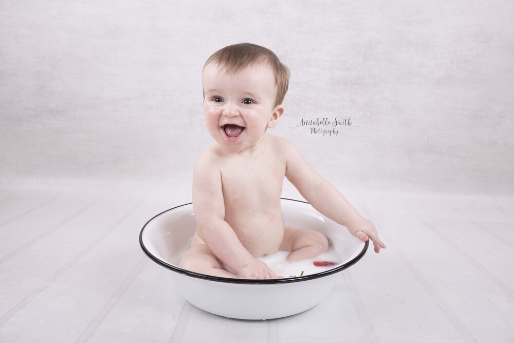 Babies Milk bath photography session walton on thames, surrey