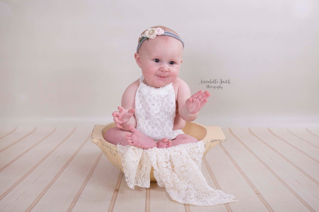 Oh my goodness look at baby Madison!